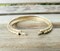 Minimalist Textured Jewelers Brass Stacking Bangle Bracelets, Create Your Set in Brass, Bronze, or Copper product 5